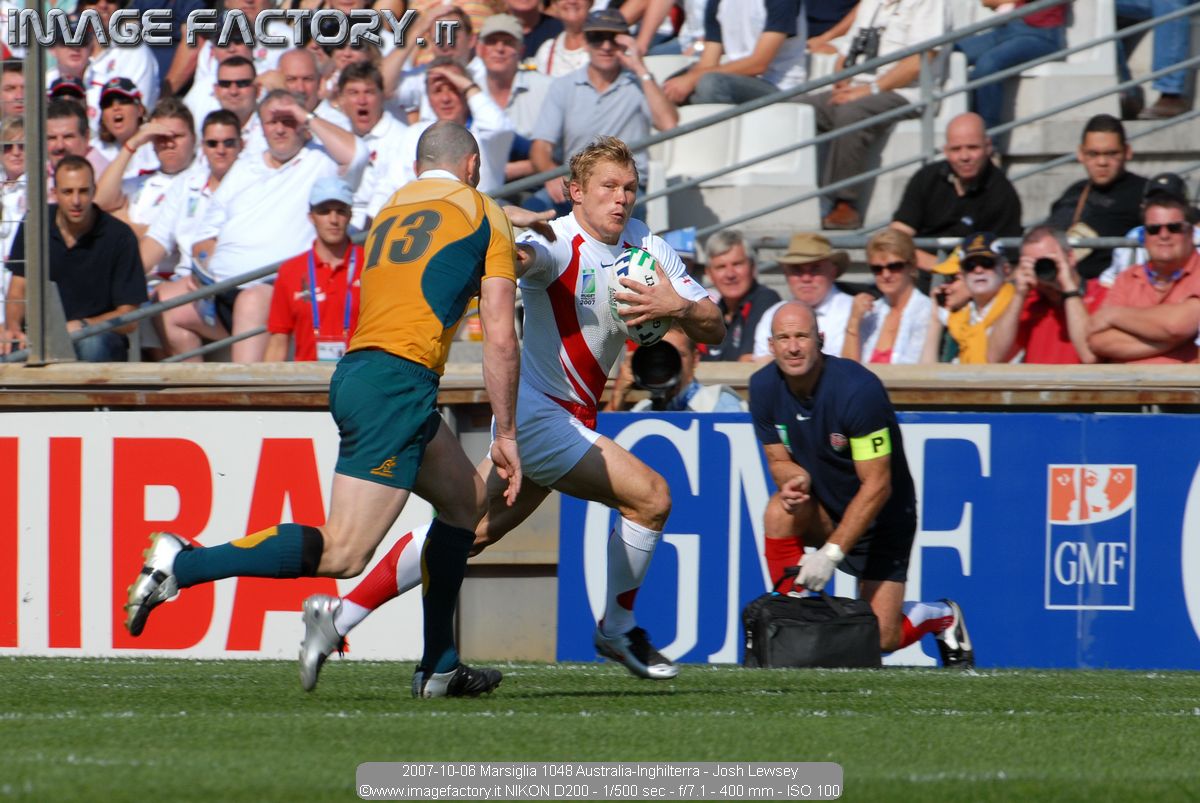 2007-10-06 Marsiglia 1048 Australia-Inghilterra - Josh Lewsey